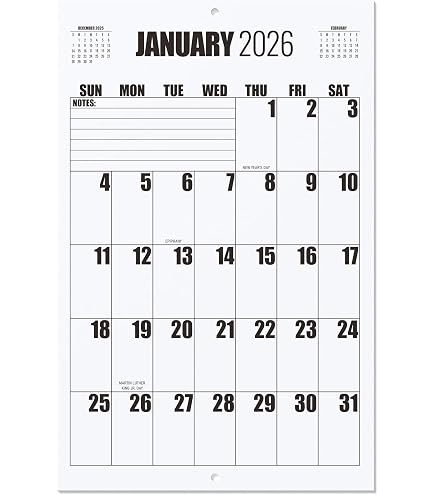 Amazon.com: Wall Calendar 2026-2027, Nekmit 2026 Calendar from